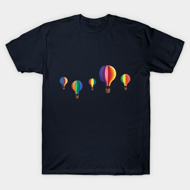 Balloons Air T-Shirt by AttireCafe